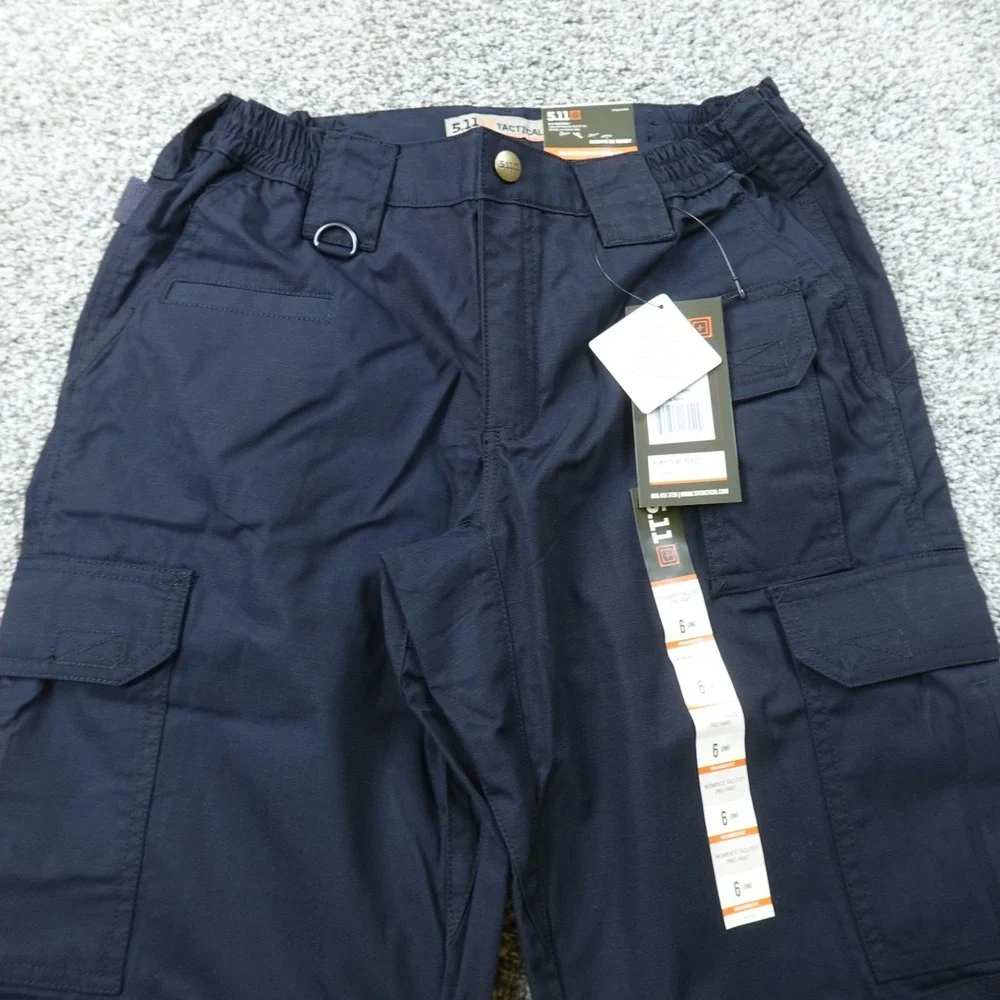 NEW 5.11 Tactical Pants Womens 6 Blue Taclite Pro Ripstop Cargo Utility Work